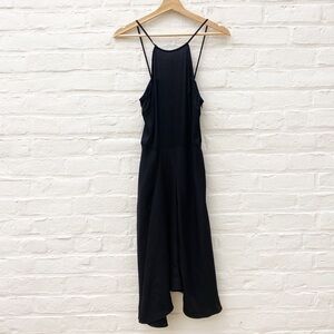 3.1 Phillip Lim || Asymmetrical Silk Slip Dress‎ High Neck Black 2